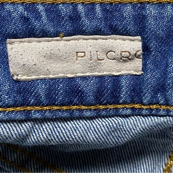 PILCRO Shorts Women’s Size 25 Blue denim Mid Rise Short Shorts - Picture 10 of 14